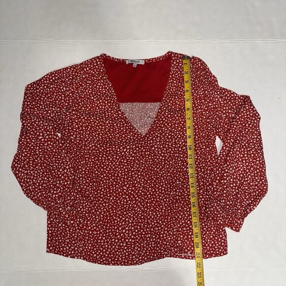 Madewell Floral Women S Top Cottagecore Feminine Romantic Dainty Side Button - Picture 11 of 11
